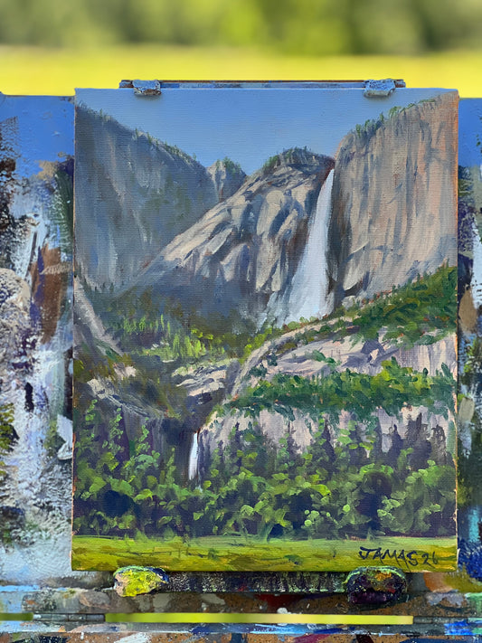 Yosemite Falls in the Shadows