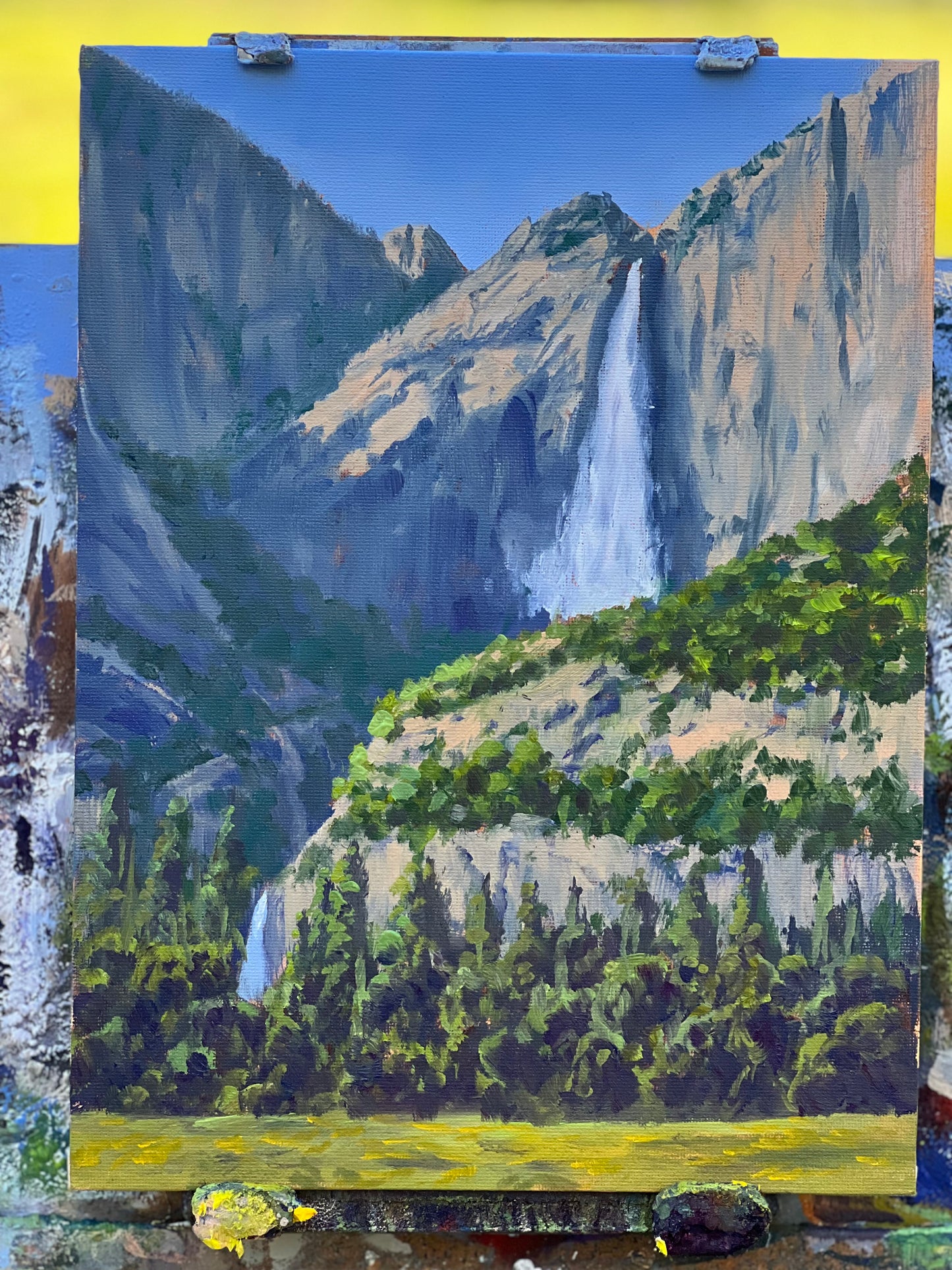Yosemite Falls in the Shadows
