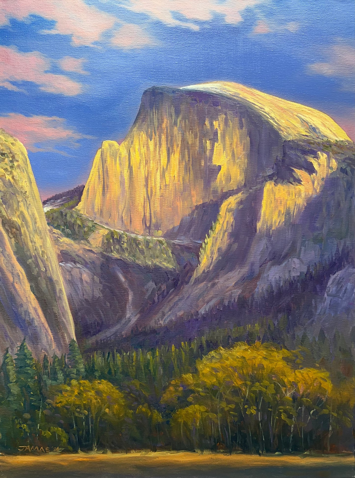 Half Dome Shadows