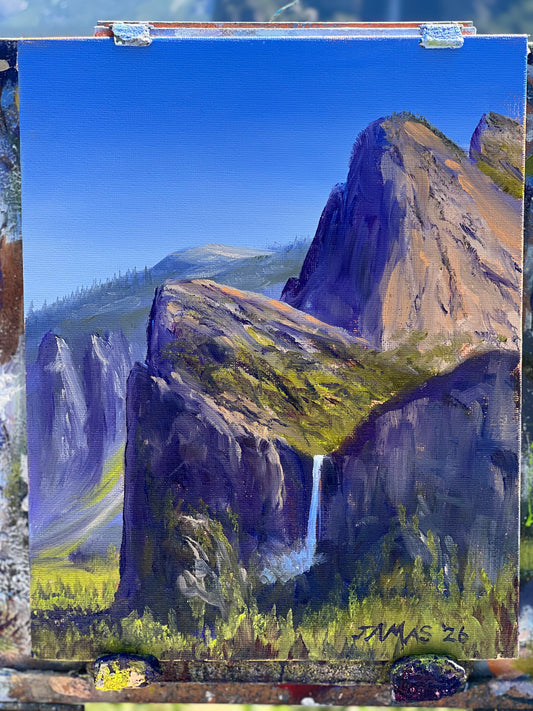 Bridalveil Falls from Tunnel View