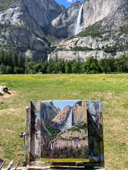 Yosemite Falls in the Shadows