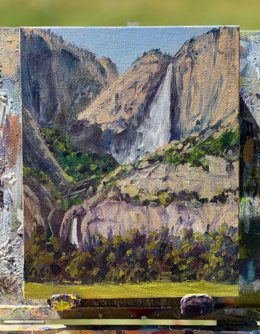 Yosemite Falls in the Shadows