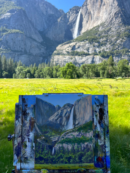 Yosemite Falls in the Shadows